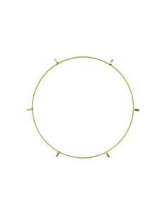 16 Lowrider Square Twisted Wheel Trim Gold.